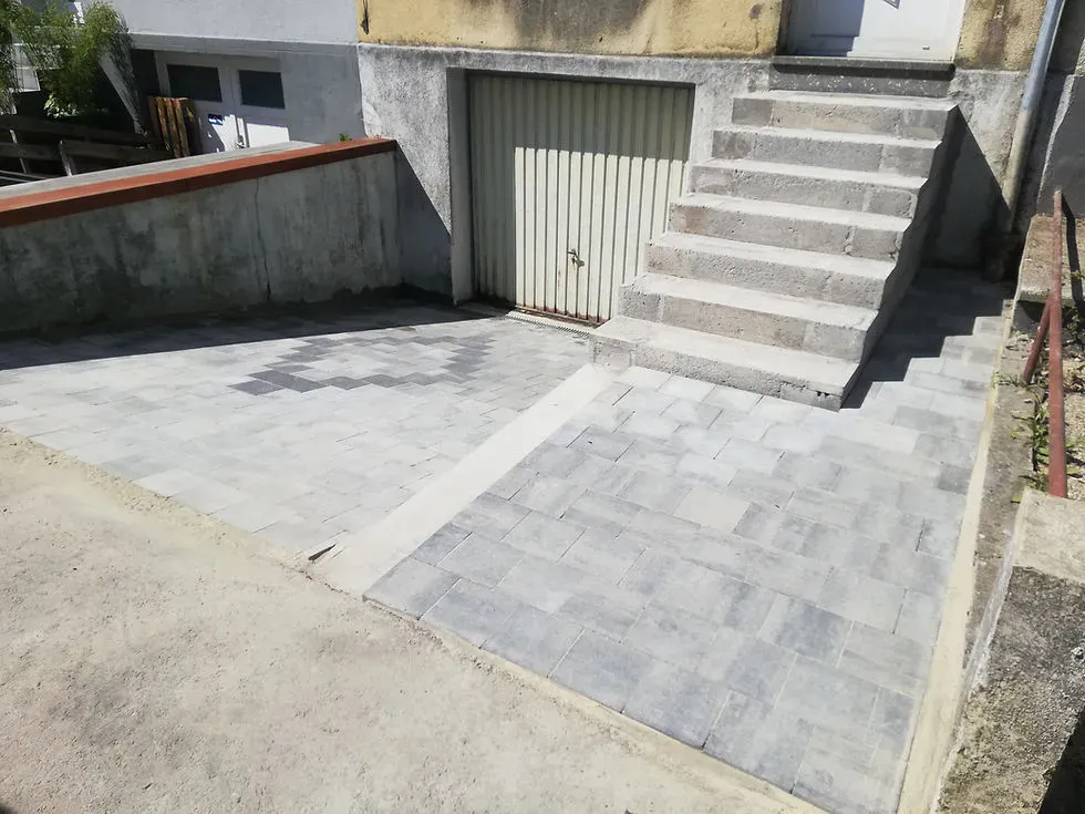 Pavage escaliers