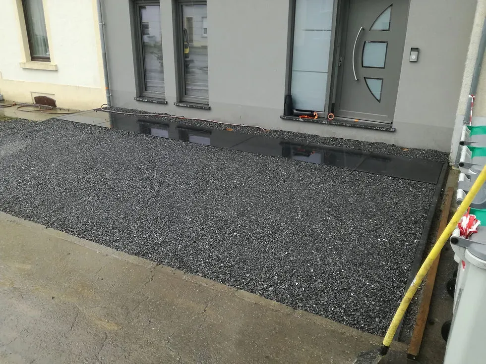 Terrasse pierres